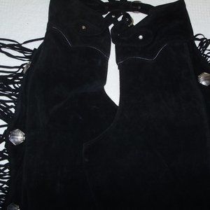 Harley Davidson Suede Motorcycle Chaps, Size L